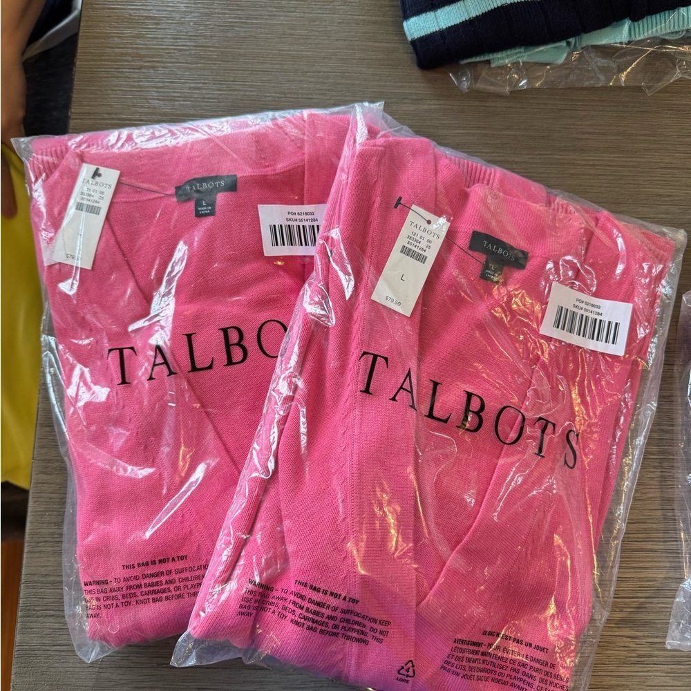 Talbots Vibrant Pink Knitwear